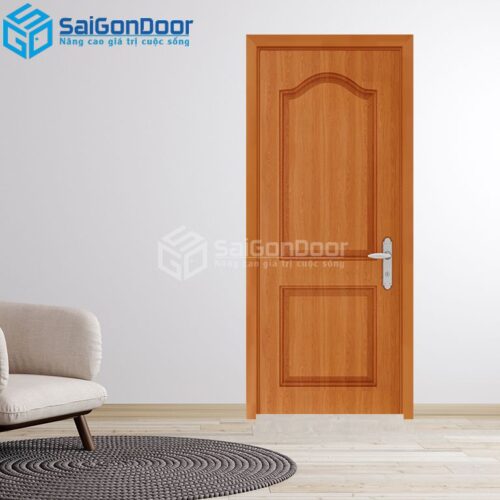 Cửa Gỗ Công Nghiệp SGD 2A Xoan Đào 2-HDFV-SGD